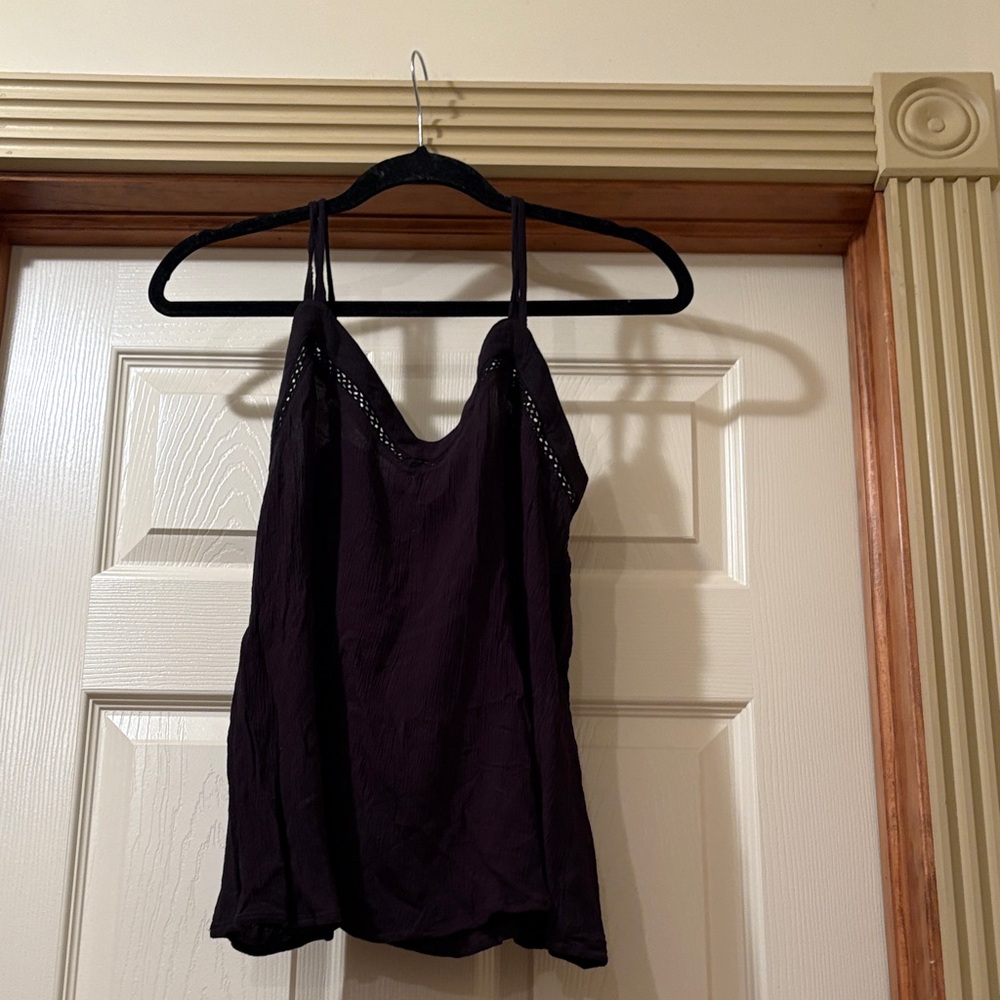 Maurices Black V-Neck Double Strap Cami